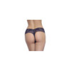 String en dentelle florale noire 